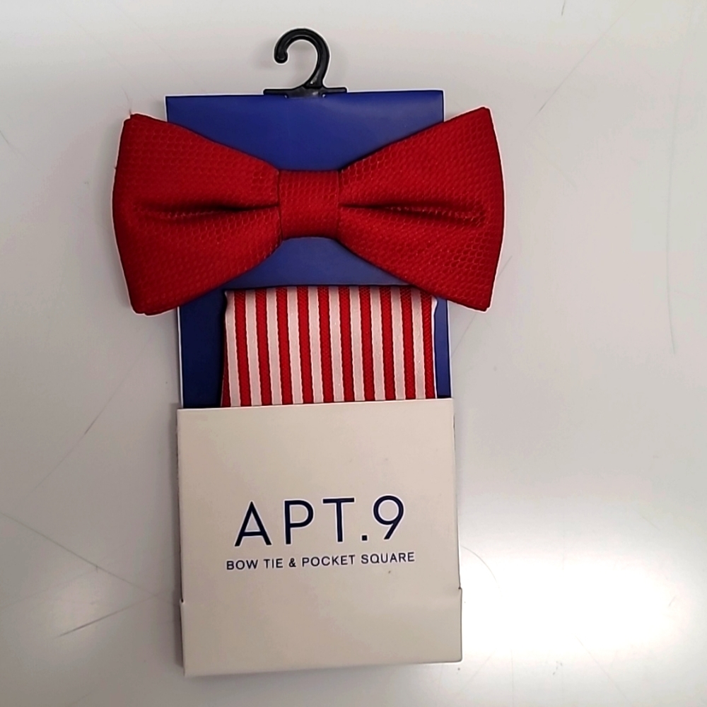 Apt 9 bow tie and pocket square.